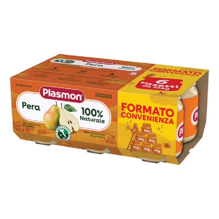 PLASMON OMOG PERA 6X104G