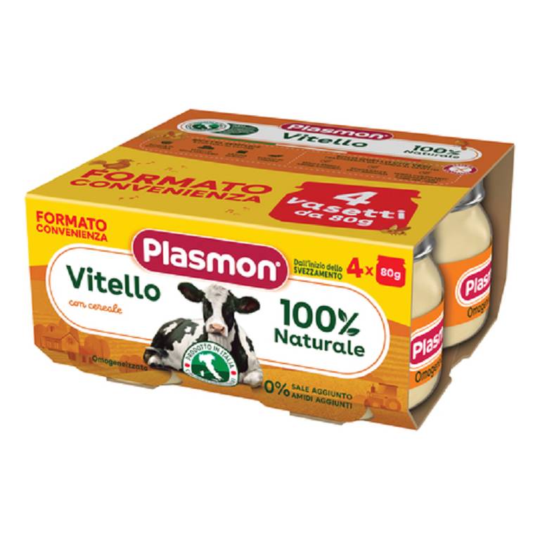 PLASMON OMOG VITELLO 4X80G